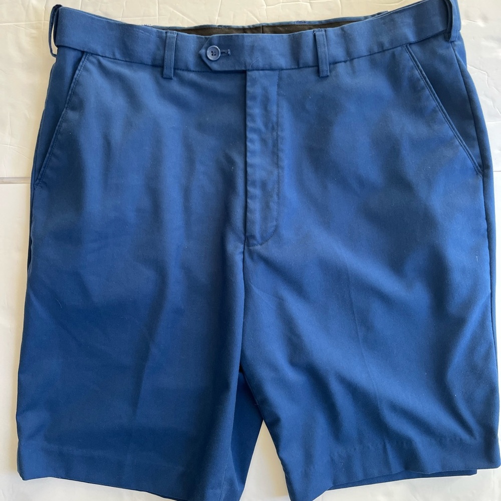 Men's Bocaccio Golf Shorts, Size 34, Dark Blue, 9" inseam